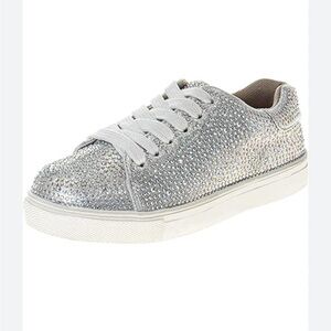 GB Girls Glittering Silver Sneakers